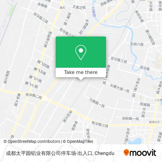 成都太平园铝业有限公司停车场-出入口 map
