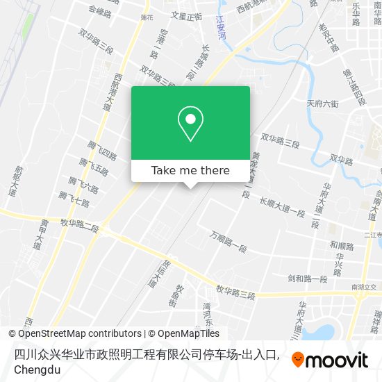 四川众兴华业市政照明工程有限公司停车场-出入口 map