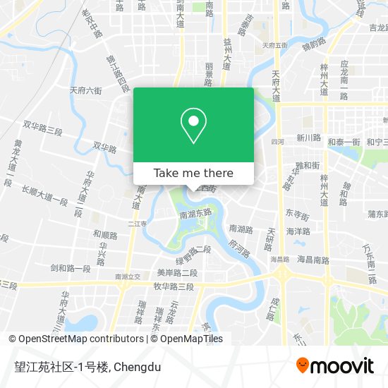 望江苑社区-1号楼 map