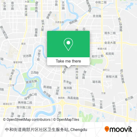 中和街道南部片区社区卫生服务站 map