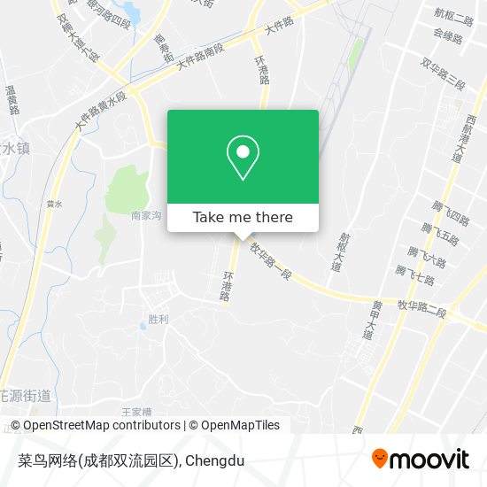 菜鸟网络(成都双流园区) map