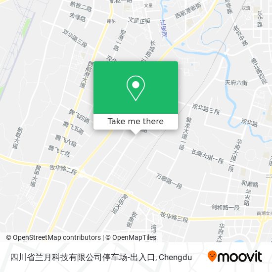四川省兰月科技有限公司停车场-出入口 map