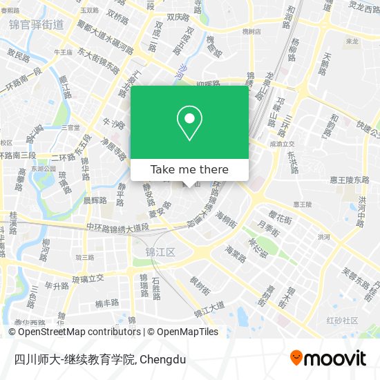 四川师大-继续教育学院 map