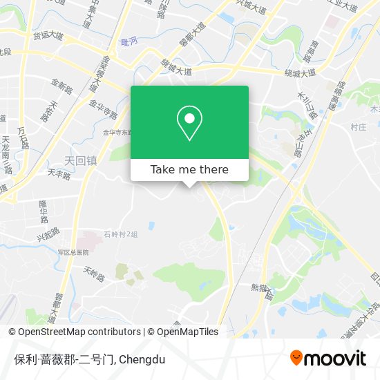 保利·蔷薇郡-二号门 map