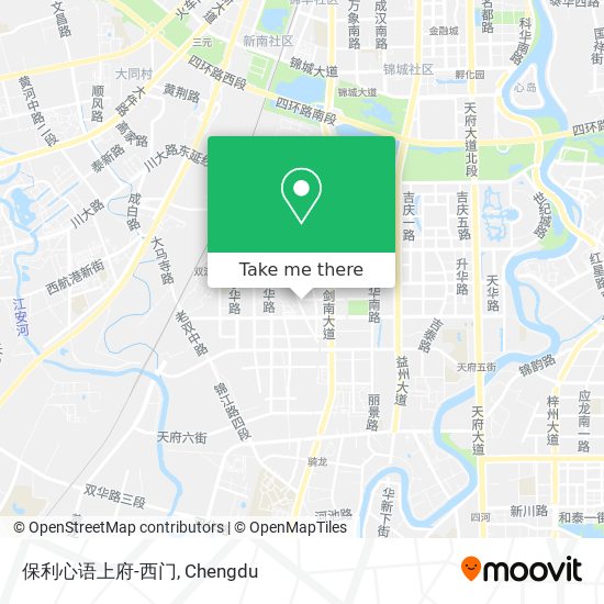 保利心语上府-西门 map