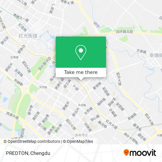 PREDTON map