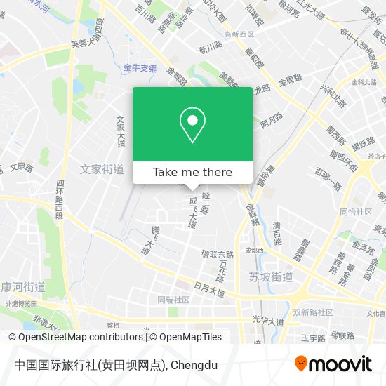 中国国际旅行社(黄田坝网点) map