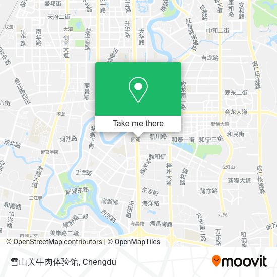 雪山关牛肉体验馆 map