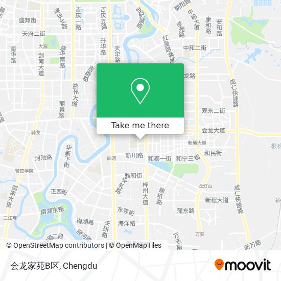 会龙家苑B区 map