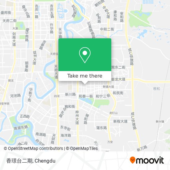 香璟台二期 map