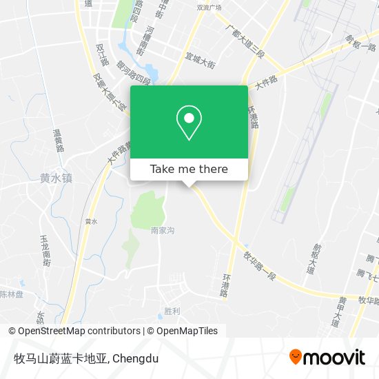 牧马山蔚蓝卡地亚 map