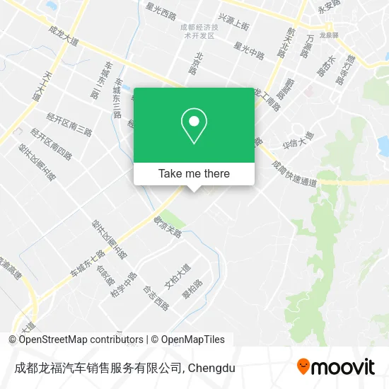 成都龙福汽车销售服务有限公司 map