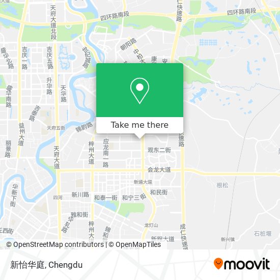 新怡华庭 map