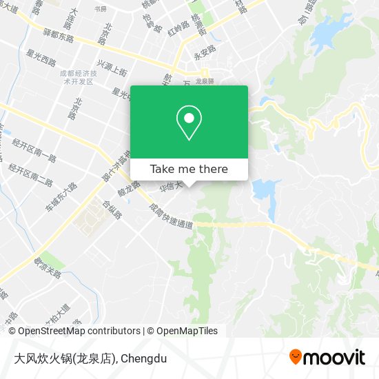 大风炊火锅(龙泉店) map