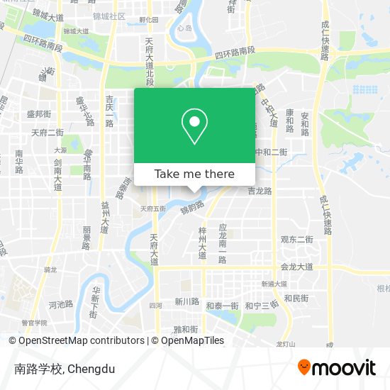 南路学校 map