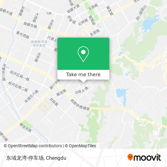 东域龙湾-停车场 map