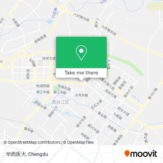 华西医大 map