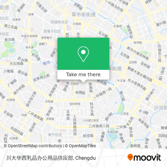 川大华西乳品办公用品供应部 map