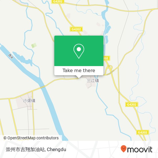 崇州市吉翔加油站 map