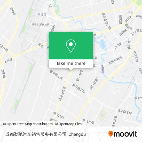 成都劲驰汽车销售服务有限公司 map