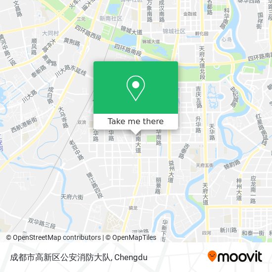 成都市高新区公安消防大队 map