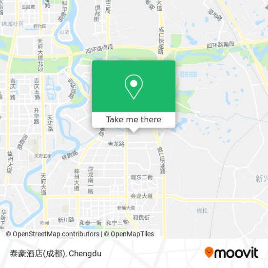 泰豪酒店(成都) map