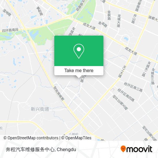 奔程汽车维修服务中心 map