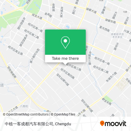 中植一客成都汽车有限公司 map