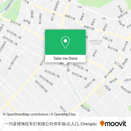 一汽富维海拉车灯有限公司停车场-出入口 map