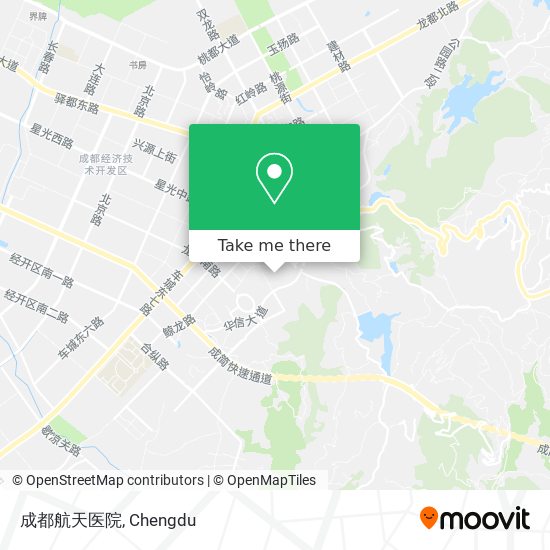 成都航天医院 map