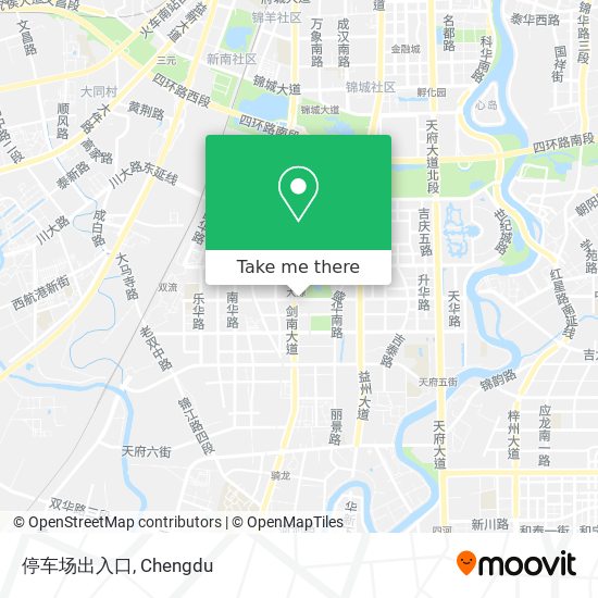 停车场出入口 map