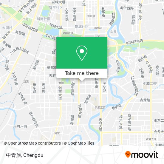 中青旅 map