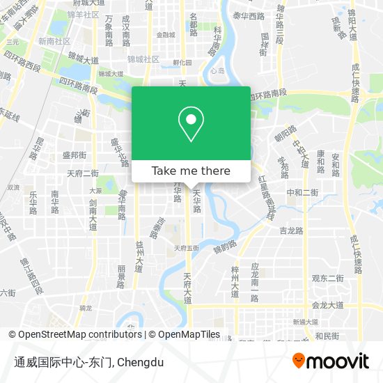 通威国际中心-东门 map
