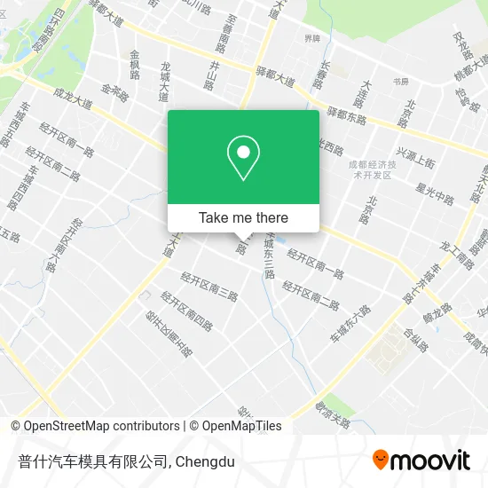 普什汽车模具有限公司 map
