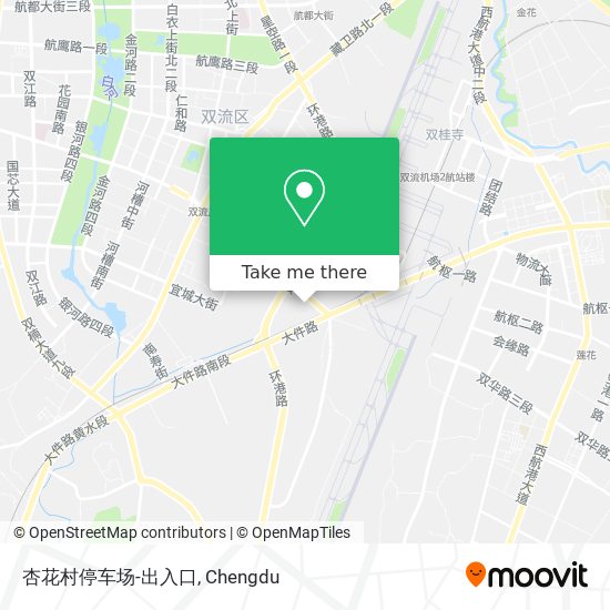 杏花村停车场-出入口 map
