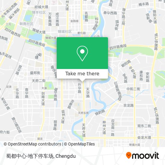 蜀都中心-地下停车场 map