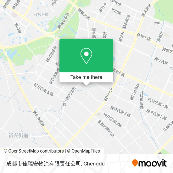 成都市佳瑞安物流有限责任公司 map