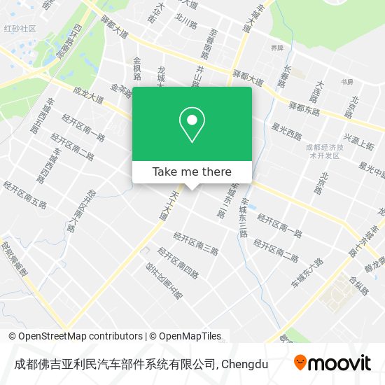 成都佛吉亚利民汽车部件系统有限公司 map