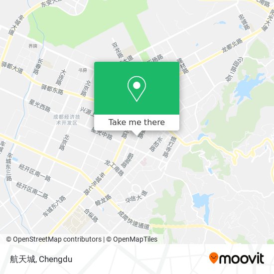 航天城 map