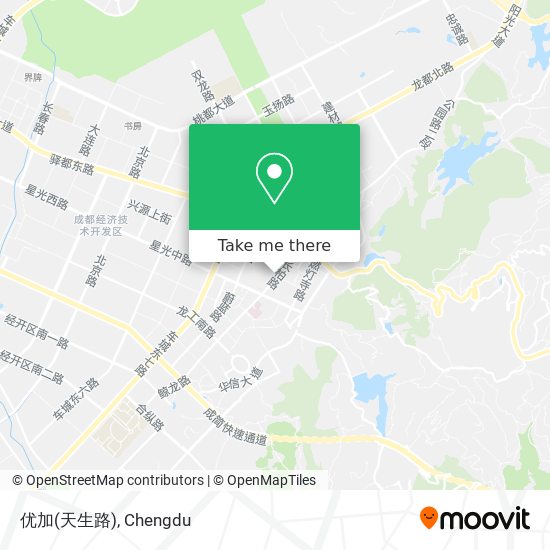 优加(天生路) map