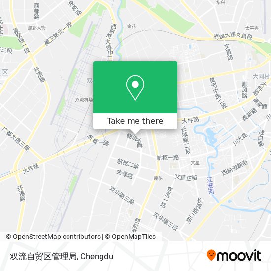 双流自贸区管理局 map