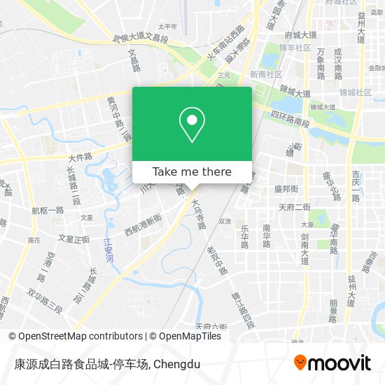 康源成白路食品城-停车场 map