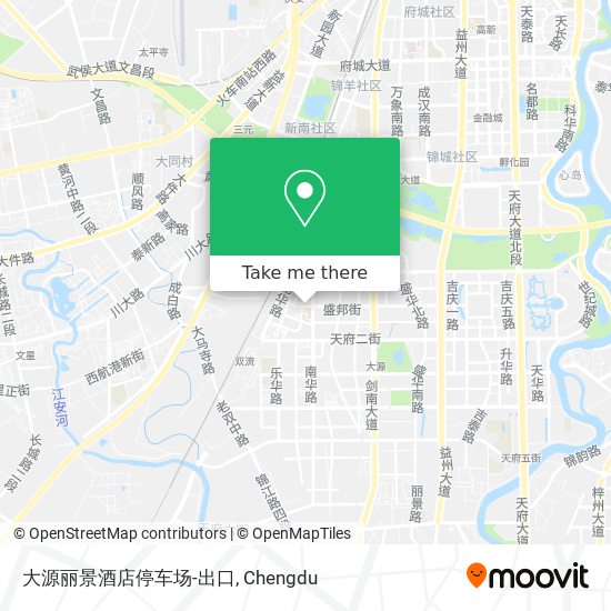 大源丽景酒店停车场-出口 map