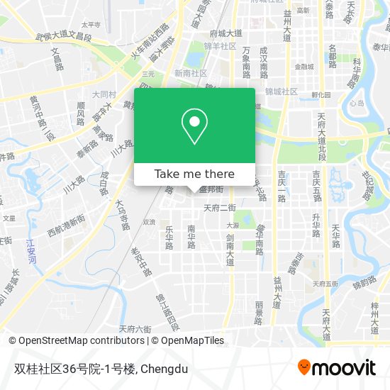双桂社区36号院-1号楼 map