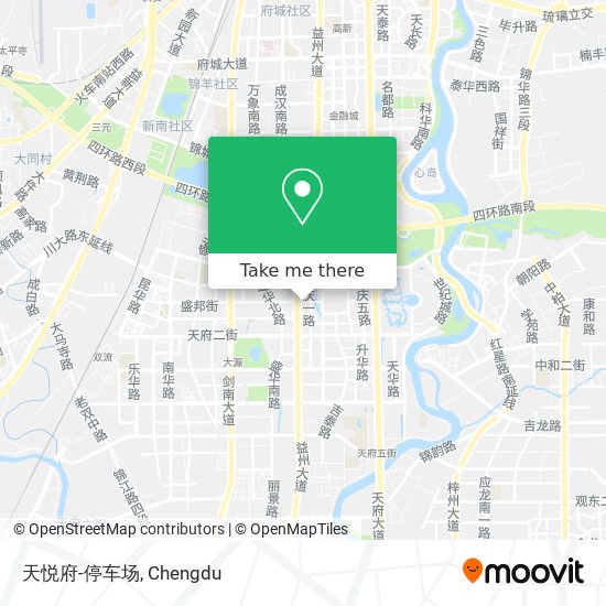 天悦府-停车场 map