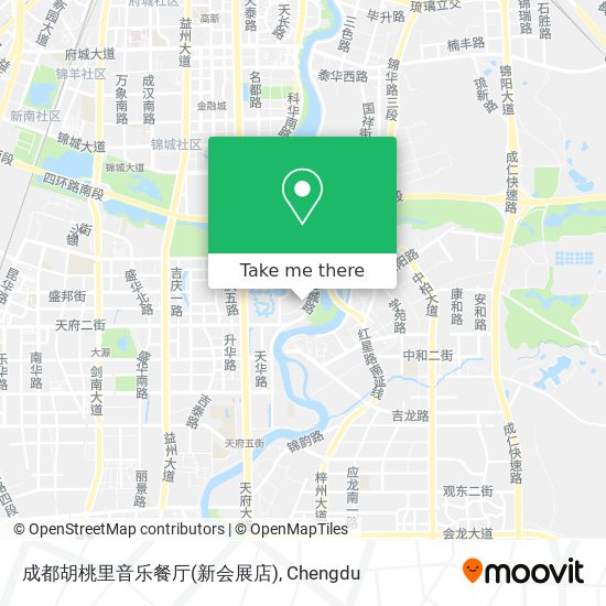 成都胡桃里音乐餐厅(新会展店) map