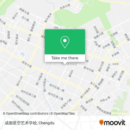 成都星空艺术学校 map