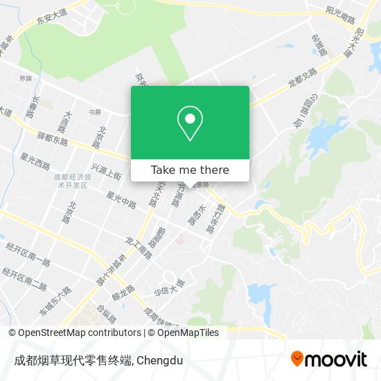 成都烟草现代零售终端 map