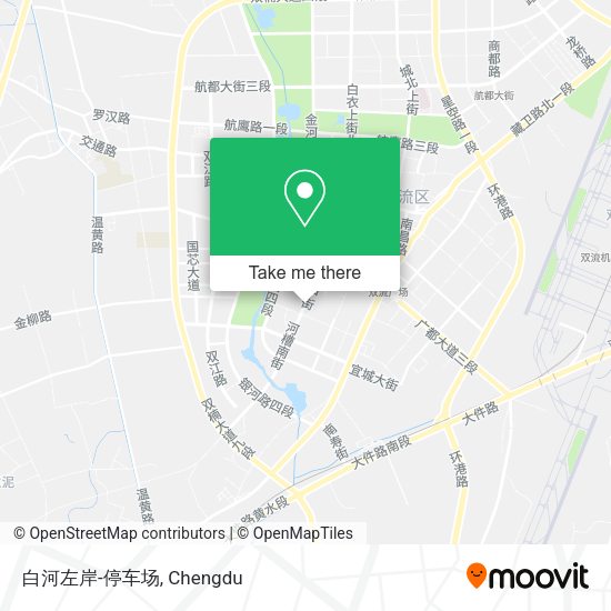 白河左岸-停车场 map