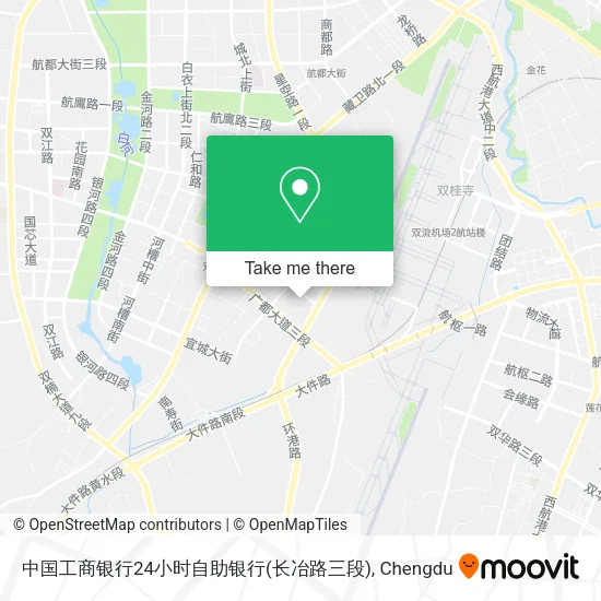 中国工商银行24小时自助银行(长冶路三段) map